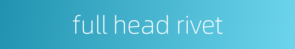 full head rivet的同义词