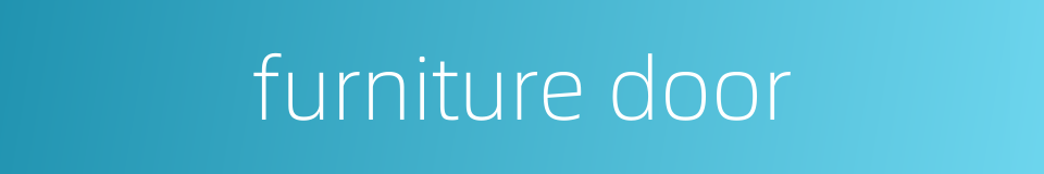 furniture door的同义词