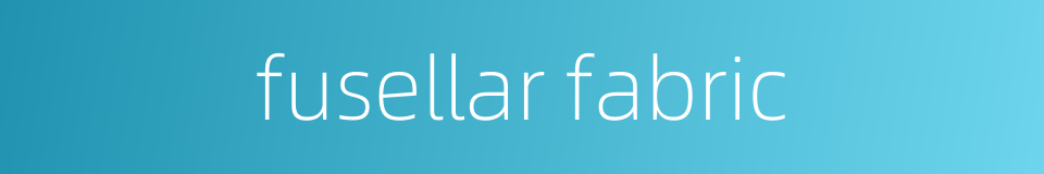 fusellar fabric的同义词