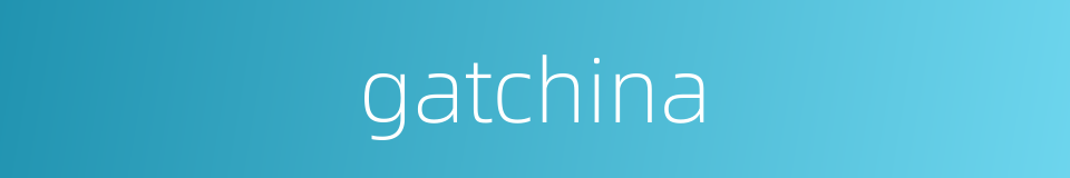 gatchina的同义词