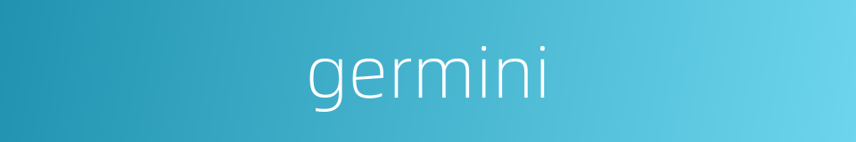 germini的同义词