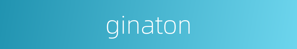 ginaton的同义词