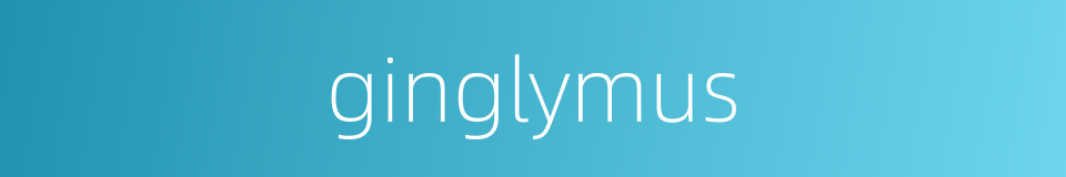 ginglymus的同义词
