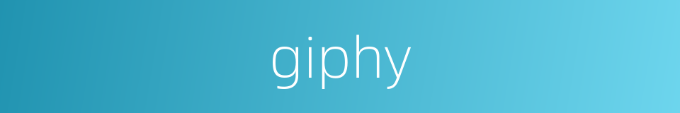 giphy的同义词