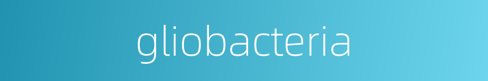 gliobacteria的同义词