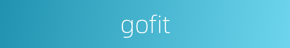 gofit的同义词