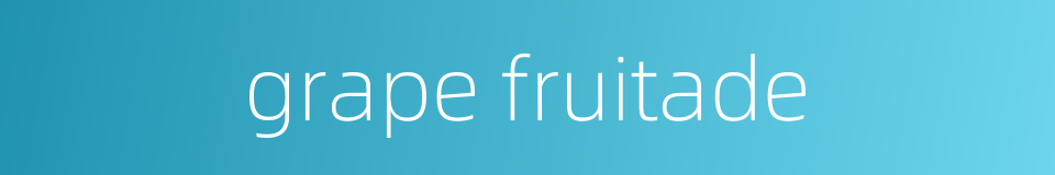 grape fruitade的同义词