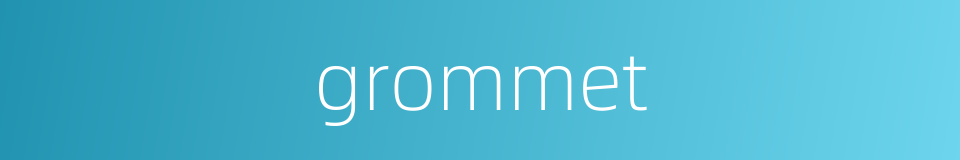 grommet的同义词