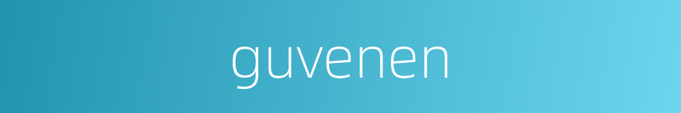 guvenen的同义词