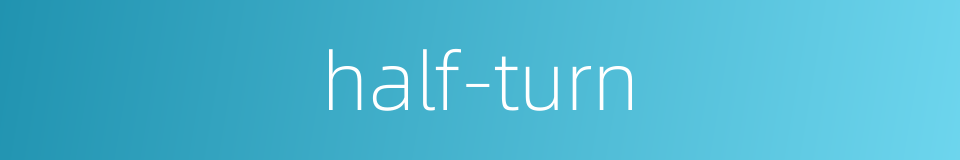 half-turn的同义词