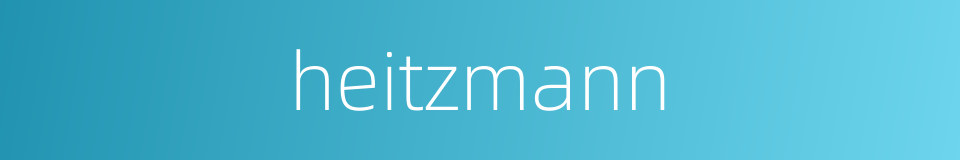 heitzmann的同义词