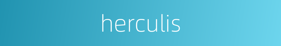 herculis的同义词