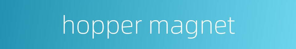 hopper magnet的同义词