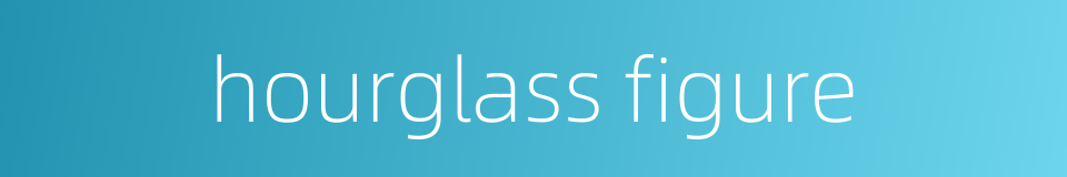 hourglass figure的同义词