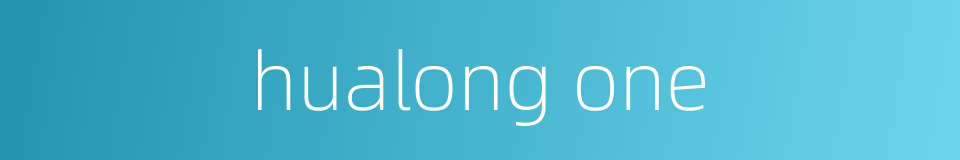 hualong one的同义词