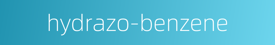 hydrazo-benzene的同义词