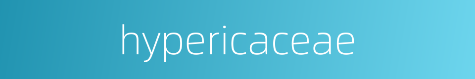 hypericaceae的同义词