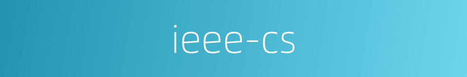 ieee-cs的同义词