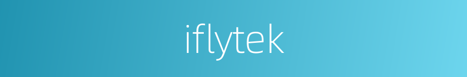 iflytek的同义词