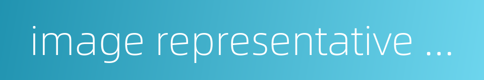 image representative of a brand的同义词