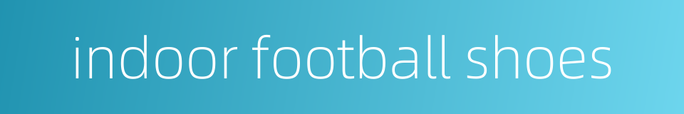 indoor football shoes的同义词
