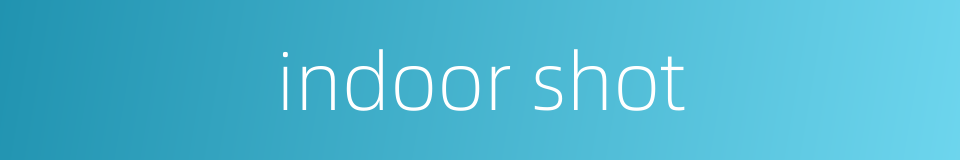 indoor shot的同义词