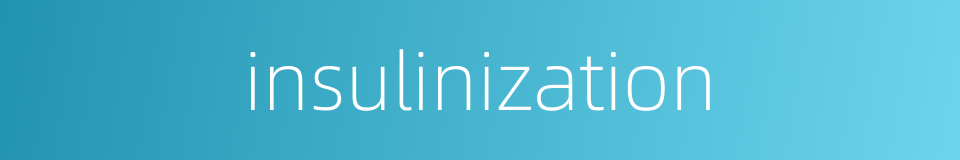insulinization的同义词