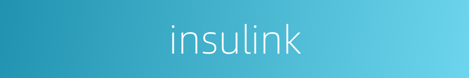 insulink的同义词