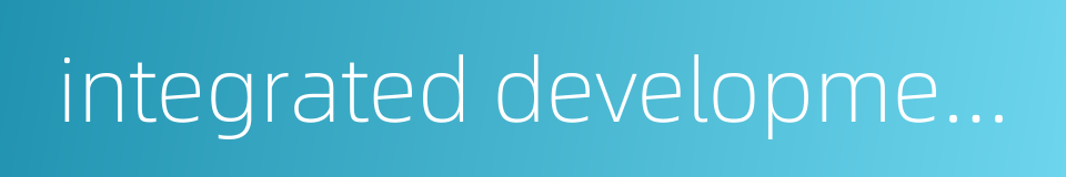 integrated development environment的同义词