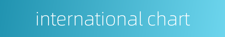 international chart的同义词