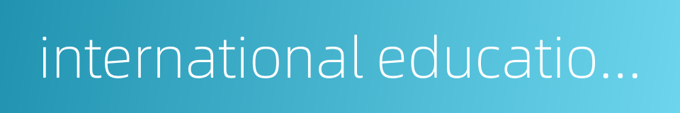 international education of chinese language的同义词