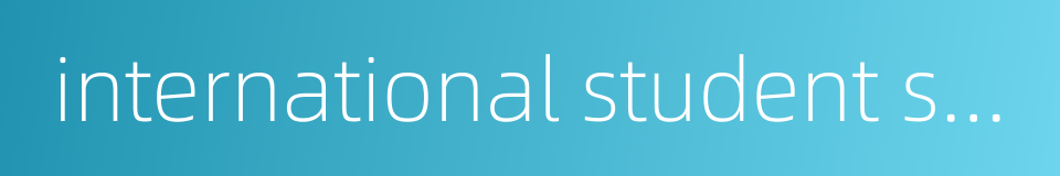 international student scholarship的同义词