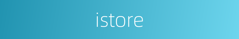 istore的同义词