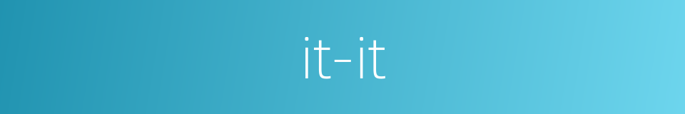it-it的同义词