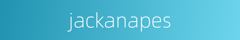jackanapes的同义词