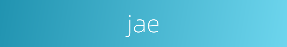 jae的同义词