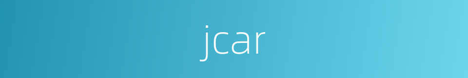 jcar的同义词
