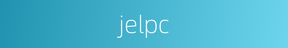 jelpc的同义词