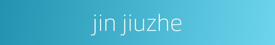 jin jiuzhe的同义词