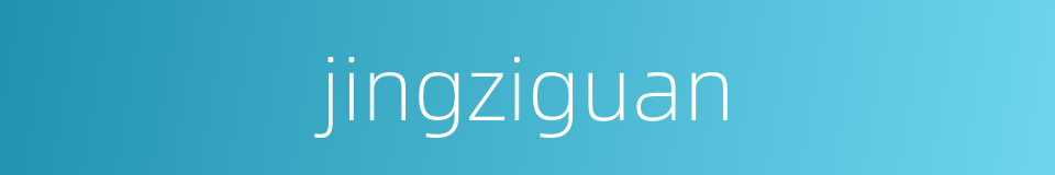 jingziguan的同义词