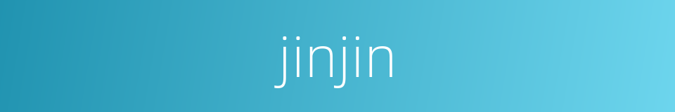 jinjin的同义词