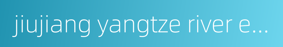 jiujiang yangtze river expressway bridge的同义词