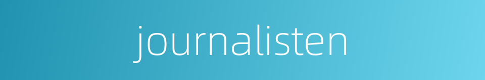 journalisten的同义词