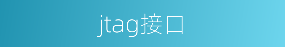 jtag接口的同义词