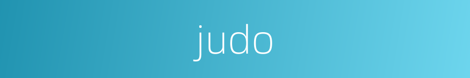 judo的同义词