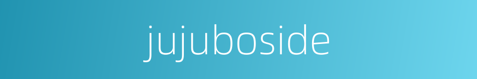jujuboside的同义词