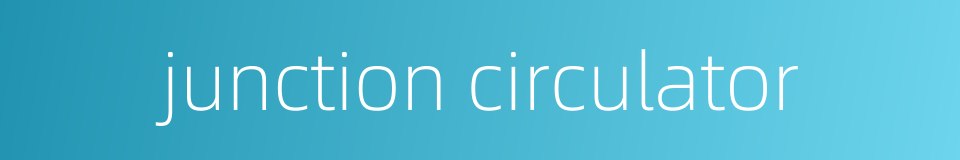 junction circulator的同义词