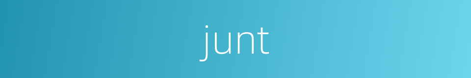 junt的同义词