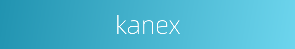 kanex的同义词