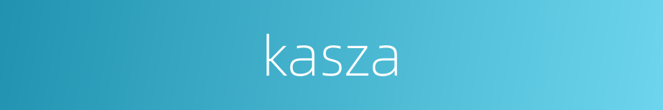 kasza的同义词